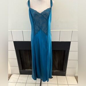Victoria's Secret Teal Satin Lingerie
